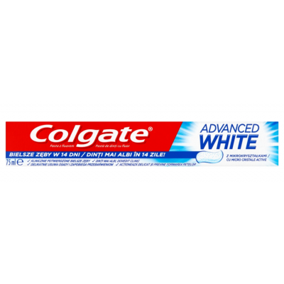 Miniaturka artykułu - COLGATE Advanced White Pasta do zęb&oacute;w, 75ml