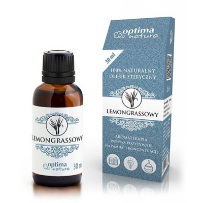 Miniaturka artykułu - OPTIMA NATURA Olejek Lemongrassowy Trawa cytrynowa, 30ml 