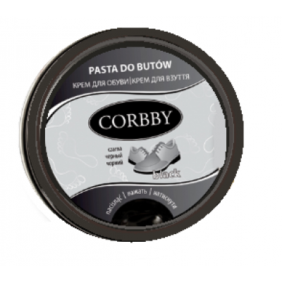 Miniaturka artykułu - CORBBY Pasta do but&oacute;w czarna, 35g