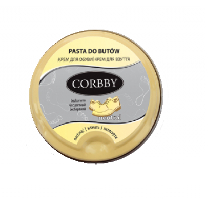 Miniaturka artykułu - CORBBY Pasta do but&oacute;w bezbarwna, 35g