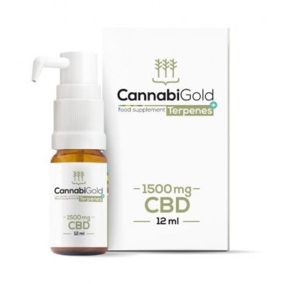 Miniaturka artykułu - CannabiGold Terpenes+ 1500mg olej, 12ml