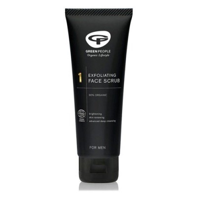 Miniaturka artykułu - Green People złuszczający scrub do twarzy No.1 dla mężczyzn, 100ml