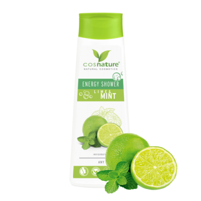 Miniaturka artykułu - COSNATURE Naturalny energetyzujący żel pod prysznic z limonką i miętą, 250ml