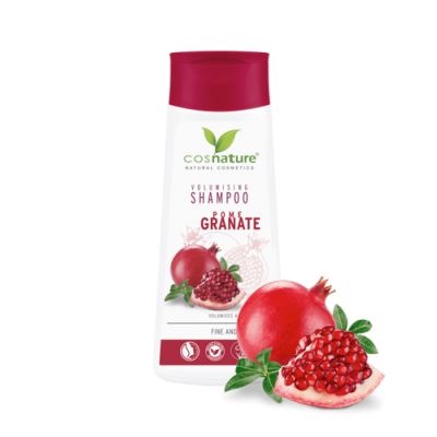 Miniaturka artykułu - COSNATURE,  Naturalny, zwiększający objętość włos&oacute;w szampon z owocem granatu, 200ml