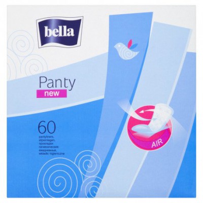 Miniaturka artykułu - BELLA PANTY New Wkładki higieniczne, 60 sztuk