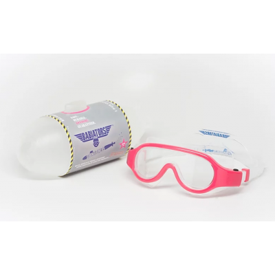Miniaturka artykułu - BABIATORS Gogle pływackie submariners pink 3+ BAB-069