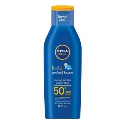 Miniaturka artykułu - NIVEA SUN balsam ochronny na słońce kids SPF50+, 100ml