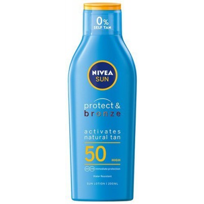 Miniaturka artykułu - NIVEA SUN Protect&bronze balsam aktywujący opaleniznę, SPF50, 200ml