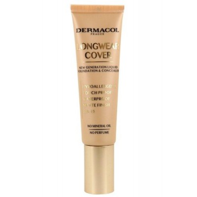 Miniaturka artykułu - DERMACOL Longwear Cover make-up Podkład i korektor 02 Fair, 30ml