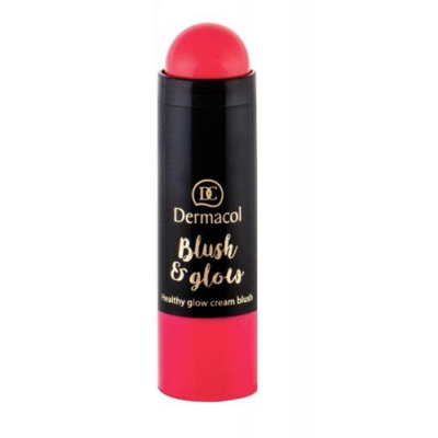Miniaturka artykułu - DERMACOL Blush&Glow Kremowy r&oacute;ż w sztyfcie 03, 6.5g