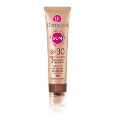 Miniaturka artykułu - DERMACOL Krem do opalania twarzy SPF30, 30ml