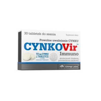 Miniaturka artykułu - OLIMP Cynkovir Immuno tabletki, 30 szt.