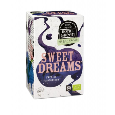 Miniaturka artykułu - ROYAL GREEN Herbata Sweet Dreams, 16 szt.