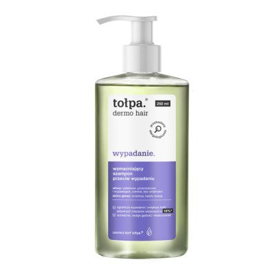 Miniaturka artykułu - TOŁPA dermo hair, wypadanie, wzmacniający szampon przeciw wypadaniu, 250ml