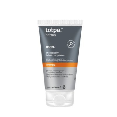 Miniaturka artykułu - TOŁPA men, energy, energizujący balsam po goleniu, 125ml