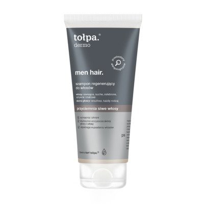Miniaturka artykułu -  TOŁPA men hair, szampon regenerujący  do włos&oacute;w, 200ml