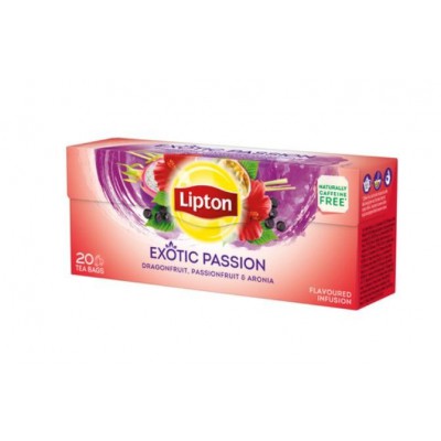 Miniaturka artykułu - LIPTON herbata Exotic passion, 20 torebek