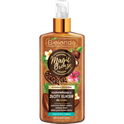 Miniaturka artykułu - BIELENDA MAGIC BRONZE &ndash; Rozświetlający złoty eliksir do ciała, 150ml