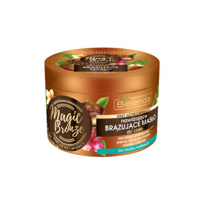 Miniaturka artykułu - BIELENDA MAGIC BRONZE - Nawilżające masło brązujące do ciała, 200ml