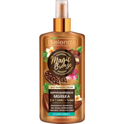 Miniaturka artykułu - BIELENDA MAGIC BRONZE - Mgiełka brązująca 2w1 CIAŁO + TWARZ,150ml