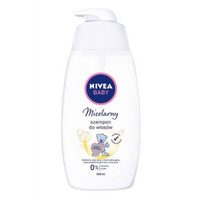 Miniaturka artykułu - NIVEA BABY szampon micelarny, 500ml