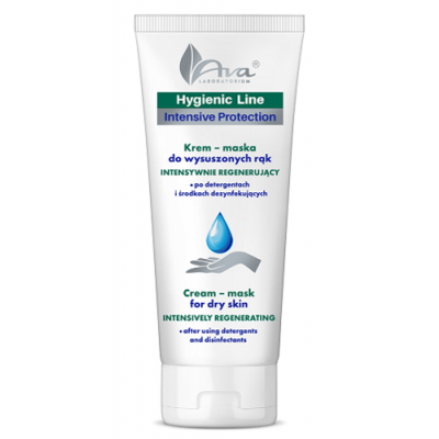 Miniaturka artykułu - AVA Hygienic Line Krem &ndash; maska do wysuszonych rąk, 200ml