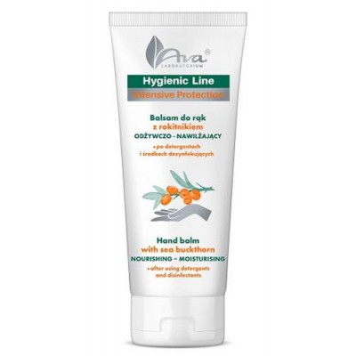 Miniaturka artykułu - AVA Hygienic Line Balsam do rąk z rokitnikiem, 200ml