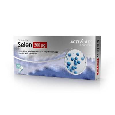 Miniaturka artykułu - ACTIVLAB Selen 200mcg, 60 kaps.