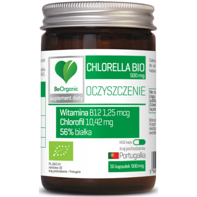 Miniaturka artykułu - ALINESS Chlorella Bio 500mg, 50 kapsułek