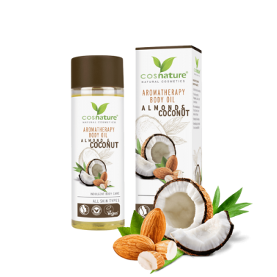 Miniaturka artykułu - COSNATURE Naturalny aromatyczny migdałowo-kokosowy olejek do pielęgnacji ciała, 100ml