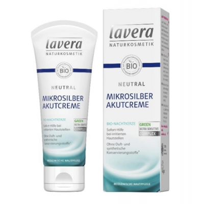 Miniaturka artykułu - LAVERA Krem SOS z mikrosrebrem, 75ml 