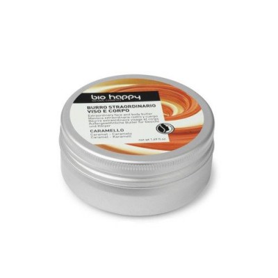 Miniaturka artykułu - BIOHAPPY SOS Masło do twarzy i ciała Karmel, 50 ml 