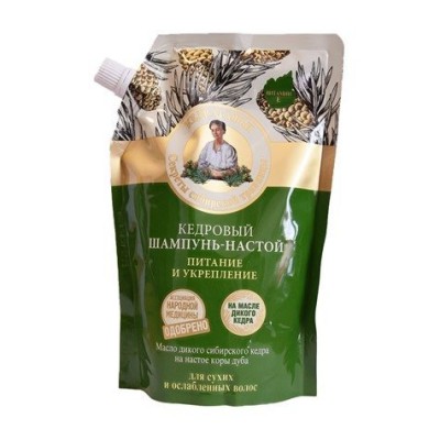Miniaturka artykułu - BABUSZKA AGAFIA Cedrowy szampon Odżywienie & Wzmocnienie, 500ml