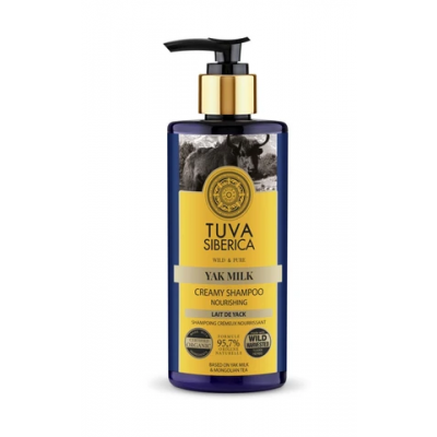 Miniaturka artykułu - TUVA SIBERICA bio-szampon do włos&oacute;w Yak Milk, 300ml