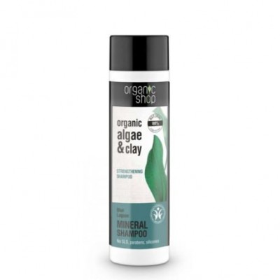 Miniaturka artykułu - ORGANIC SHOP Wzmacniający Szampon do Włos&oacute;w Niebieska Laguna, 280ml