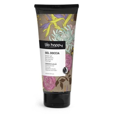 Miniaturka artykułu - BIO HAPPY żel pod prysznic Lilia & Kokos, 200 ml