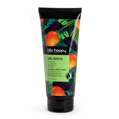 Miniaturka artykułu - BIO HAPPY żel pod prysznic Mango & Czarna Marchew, 200ml