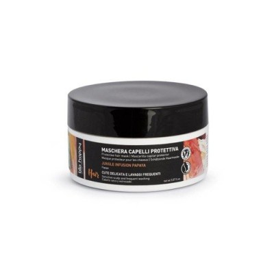 Miniaturka artykułu - BIO HAPPY odbudowująca maska do włos&oacute;w Jungle Infusion Papaja, 150 ml