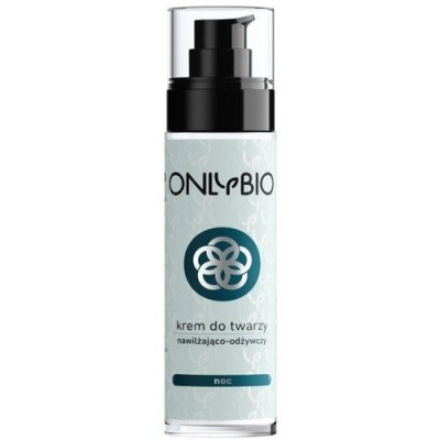 Miniaturka artykułu - OnlyBio Krem do twarzy nawilżająco - odżywczy na noc, 50 ml