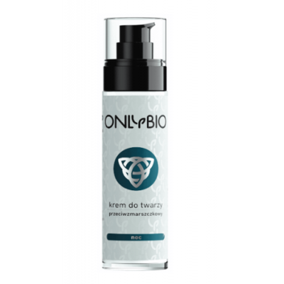 Miniaturka artykułu - OnlyBio Krem przeciwzmarszczkowy noc, 50ml