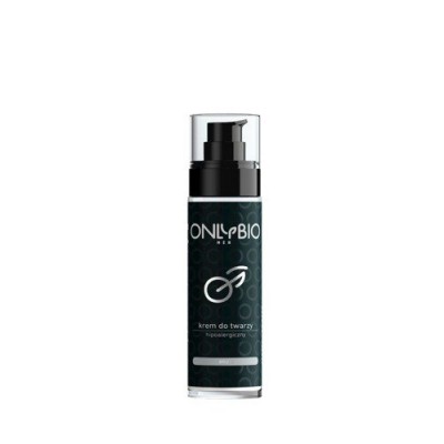 Miniaturka artykułu - OnlyBio Men Krem hipoalergiczny do twarzy, 50ml