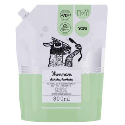 Miniaturka artykułu - YOPE Yunnan - chińska herbata Żel pod prysznic, (zapas) 800ml