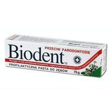 Miniaturka artykułu - BIODENT profilaktyczna pasta do zęb&oacute;w przeciw paradontozie, 75g
