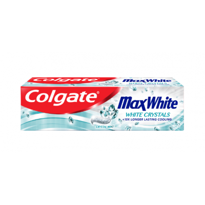 Miniaturka artykułu - COLGATE Max White White Crystals Pasta do zęb&oacute;w, 100 ml