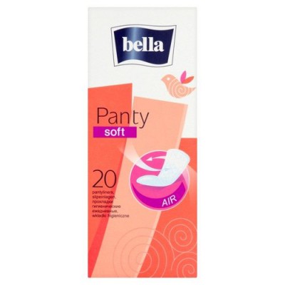 Miniaturka artykułu - BELLA Panty Soft Wkładki higieniczne, 20 sztuk