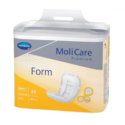 Miniaturka artykułu - Pieluchy anatomiczne MOLICARE PREMIUM Normal Plus, 30szt.
