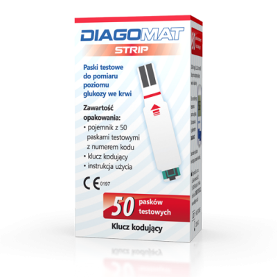 Miniaturka artykułu - Diagomat Strip paski testowe, 50szt.