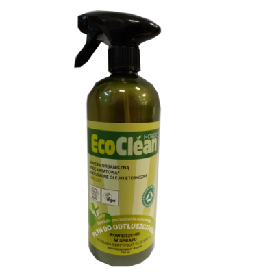 Miniaturka artykułu - ECO CLEAN Płyn do odtłuszczania powierzchni w sprayu melisa, 750ml