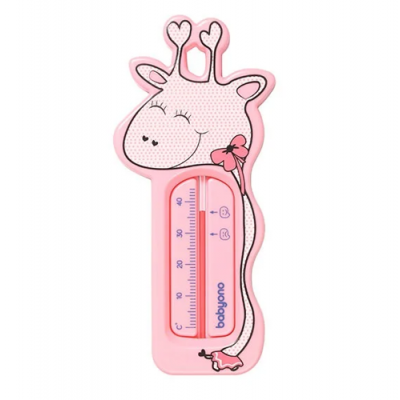 Miniaturka artykułu - BABYONO Termometr do wody 775/01 r&oacute;ż