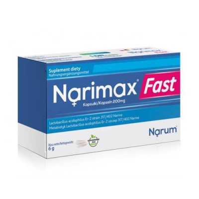 Narine Narum Narimax Fast 200mg, 30kaps.